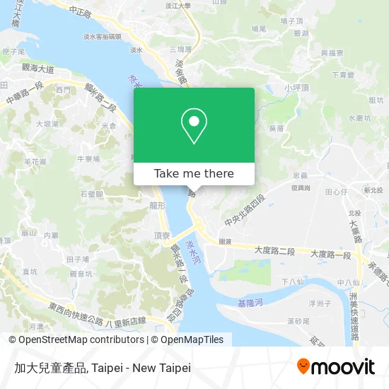 加大兒童產品 map