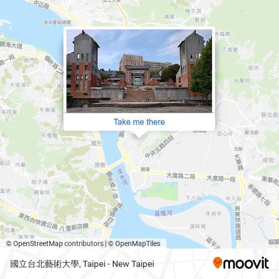 國立台北藝術大學 map