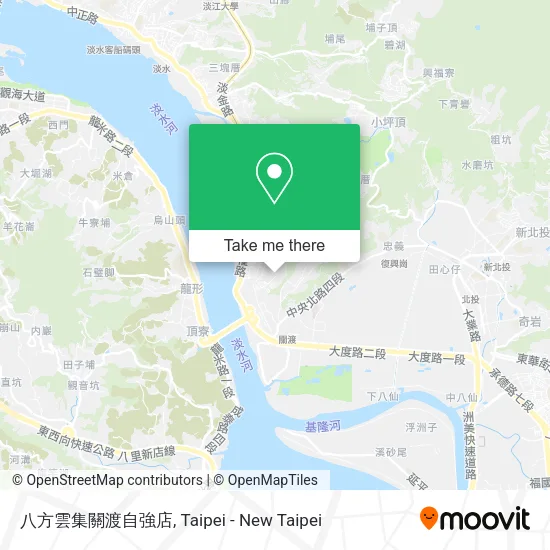 八方雲集關渡自強店 map