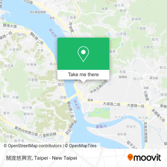 關渡慈興宮地圖