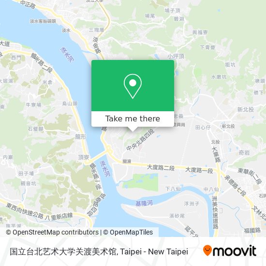 国立台北艺术大学关渡美术馆地圖