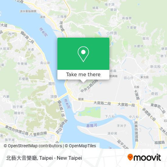 北藝大音樂廳 map