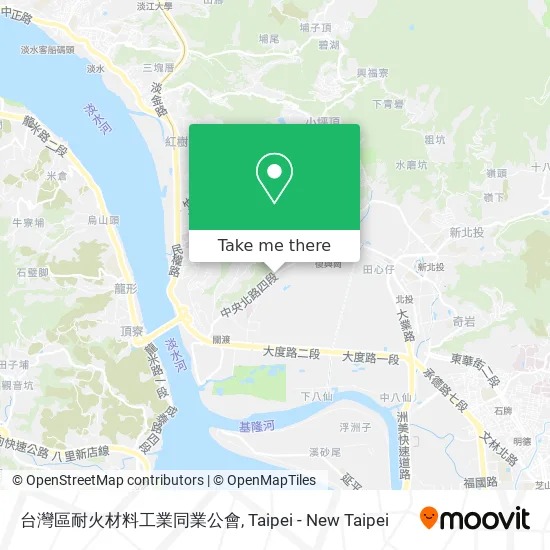 台灣區耐火材料工業同業公會地圖