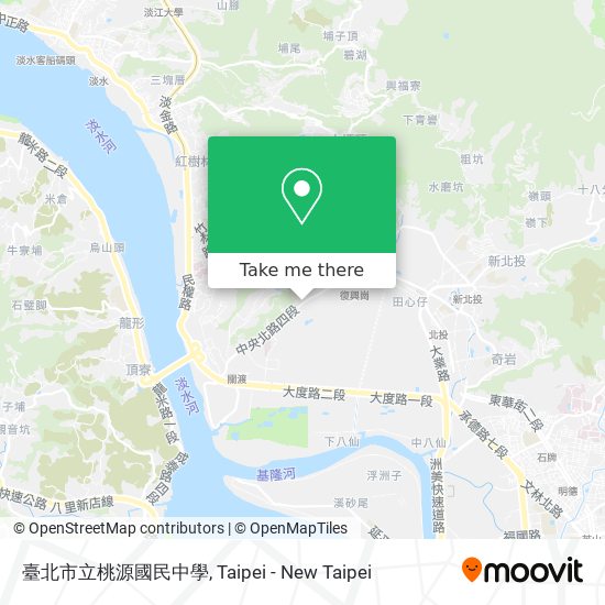 臺北市立桃源國民中學 map