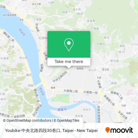 Youbike-中央北路四段30巷口 map