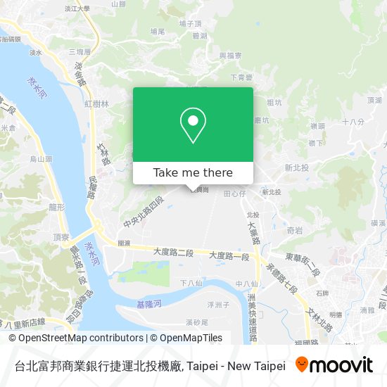 台北富邦商業銀行捷運北投機廠 map
