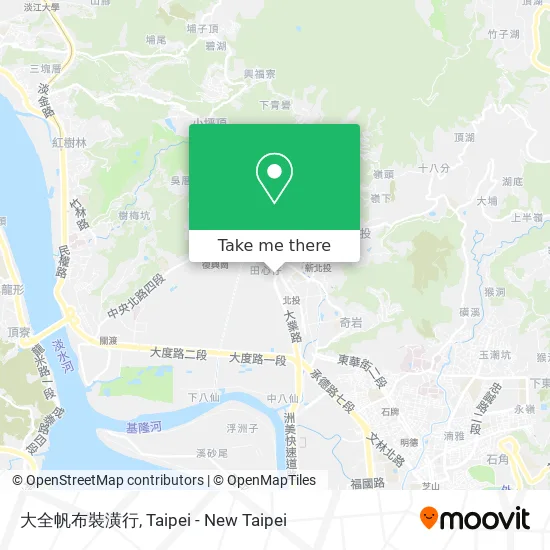 大全帆布裝潢行 map