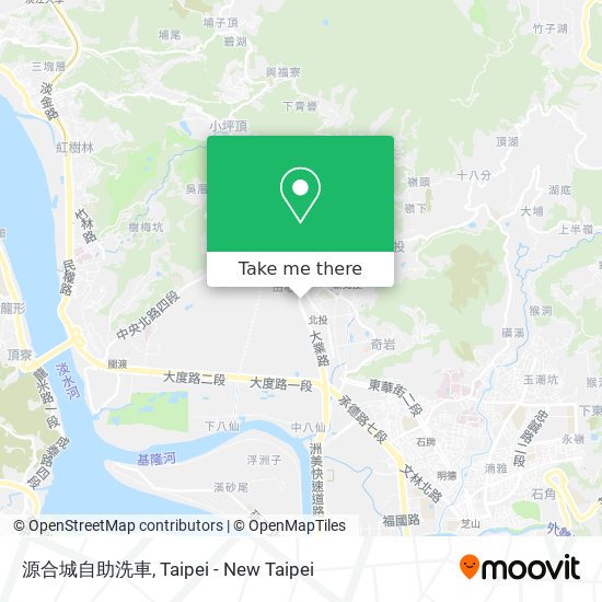 源合城自助洗車 map