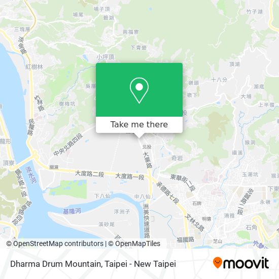 Dharma Drum Mountain map