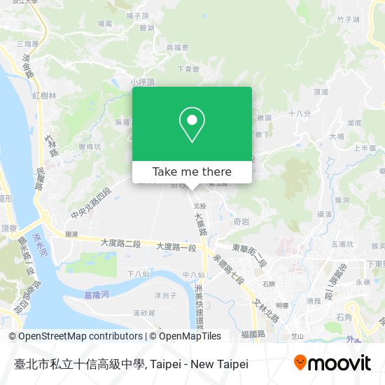 臺北市私立十信高級中學 map