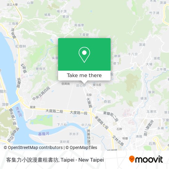客集力小說漫畫租書坊 map