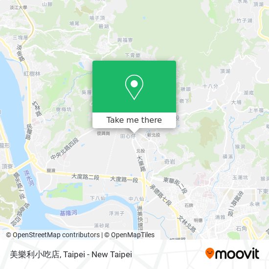 美樂利小吃店 map