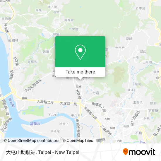 大屯山助航站 map