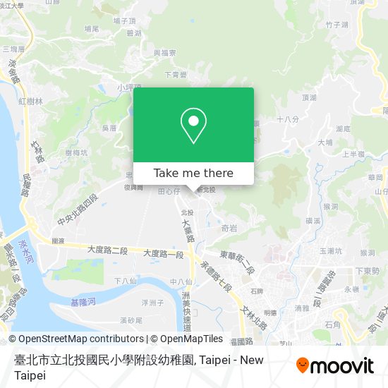 臺北市立北投國民小學附設幼稚園 map