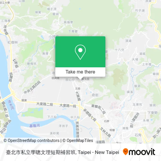 臺北市私立學聰文理短期補習班 map
