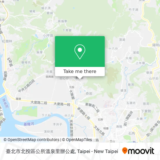 臺北市北投區公所溫泉里辦公處 map
