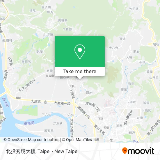 北投秀境大樓 map