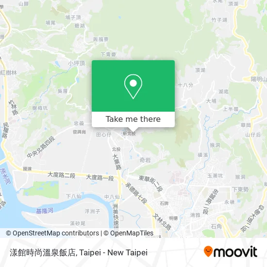 漾館時尚溫泉飯店 map