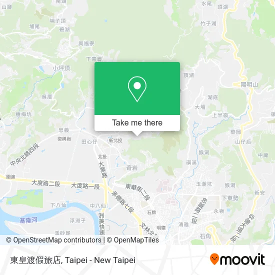 東皇渡假旅店地圖