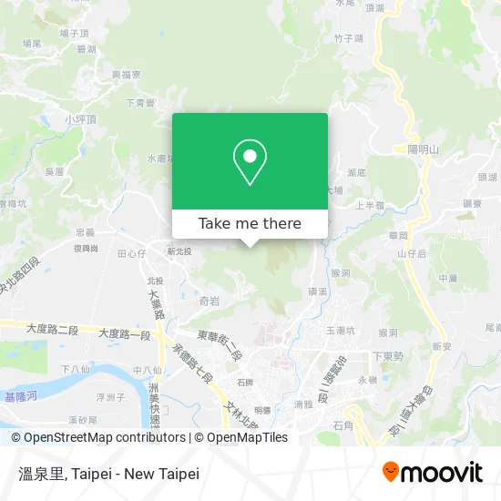 溫泉里 map
