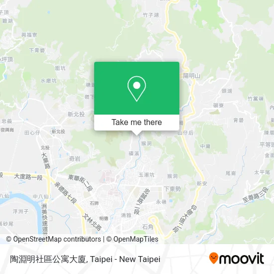 陶淵明社區公寓大廈地圖