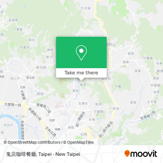 鬼店咖啡餐廳地圖
