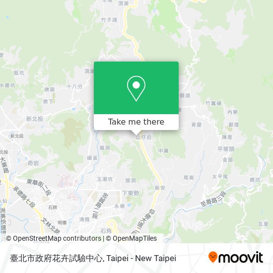 臺北市政府花卉試驗中心 map