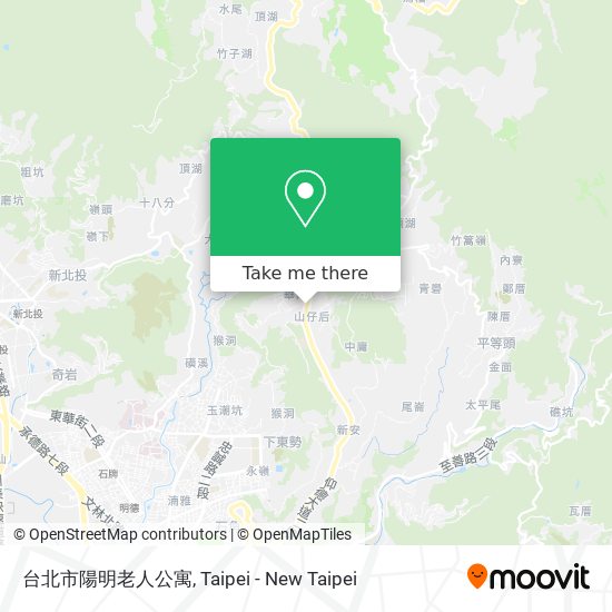 台北市陽明老人公寓 map