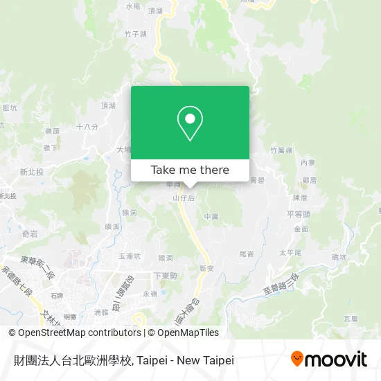 財團法人台北歐洲學校 map