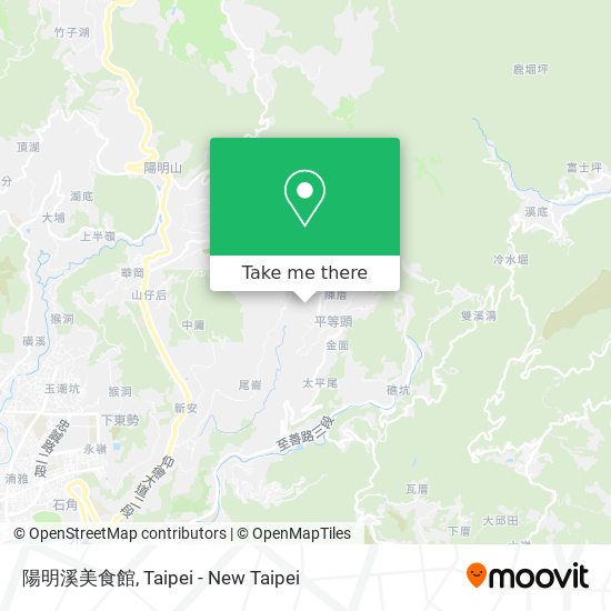 陽明溪美食館地圖