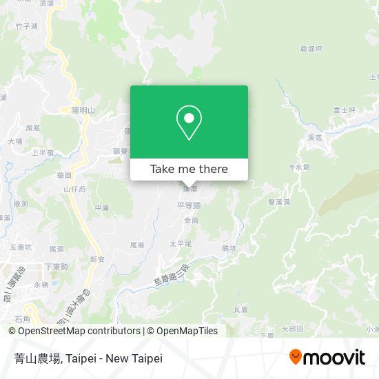 菁山農場地圖
