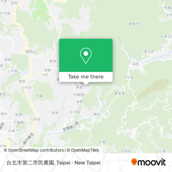台北市第二市民農園 map