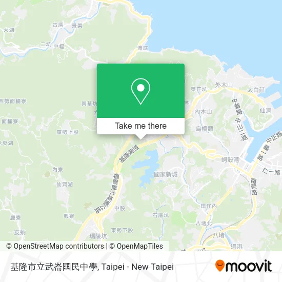 基隆市立武崙國民中學地圖