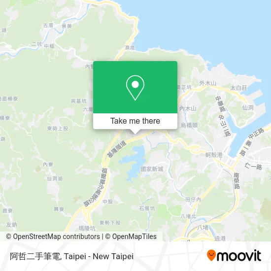 阿哲二手筆電 map