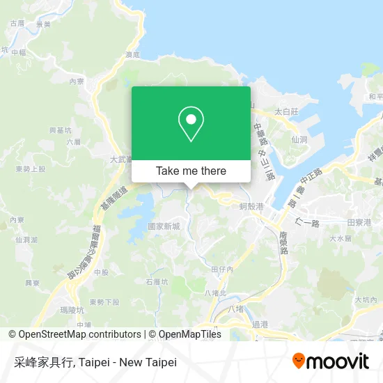 采峰家具行地圖