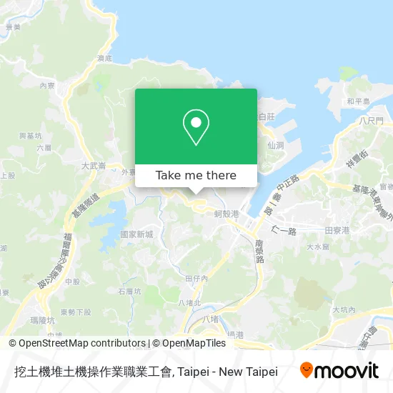 挖土機堆土機操作業職業工會 map