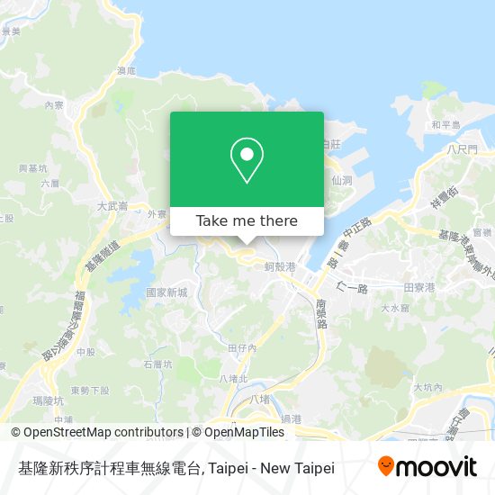 基隆新秩序計程車無線電台地圖