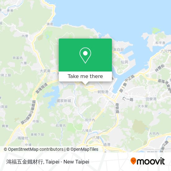 鴻福五金鐵材行 map