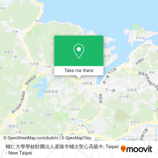 輔仁大學學校財團法人基隆市輔大聖心高級中地圖