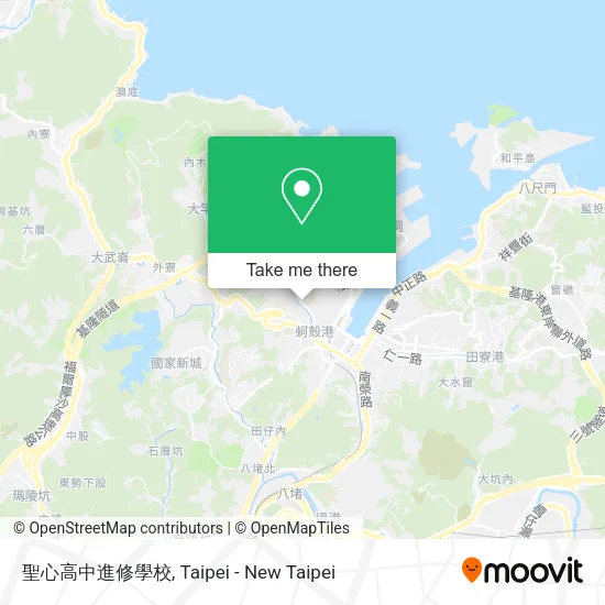 聖心高中進修學校地圖