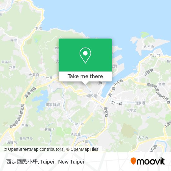 西定國民小學地圖