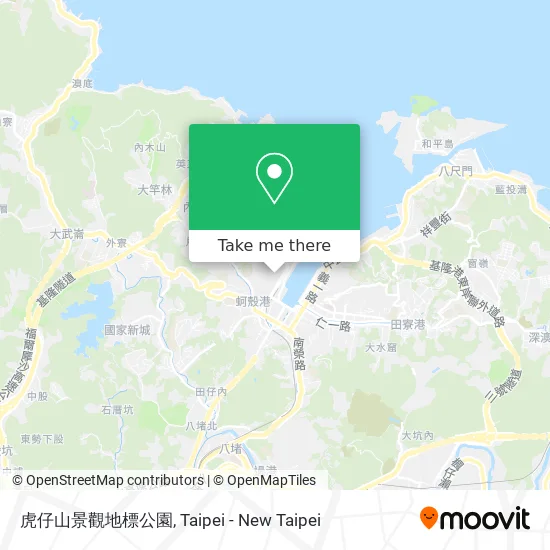 虎仔山景觀地標公園 map