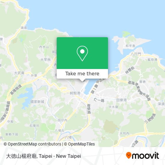 大德山楊府廟地圖