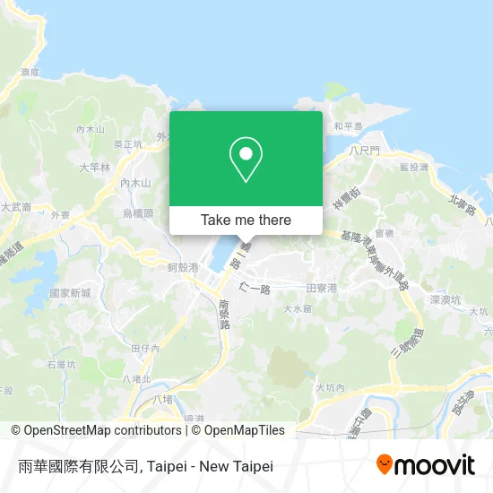 雨華國際有限公司地圖