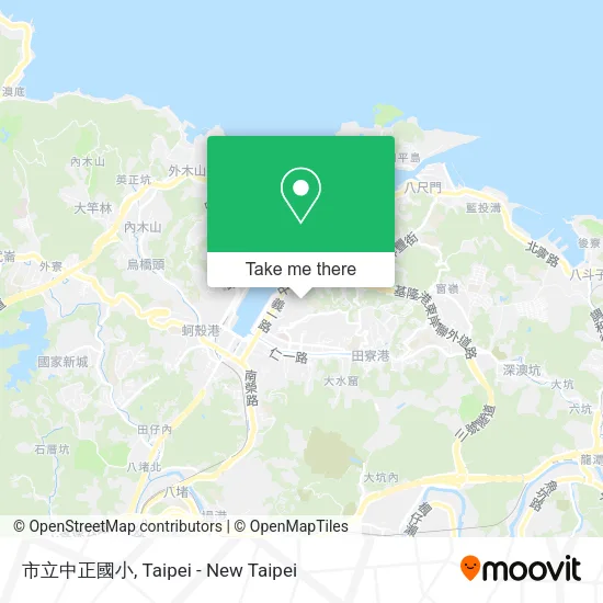 市立中正國小地圖