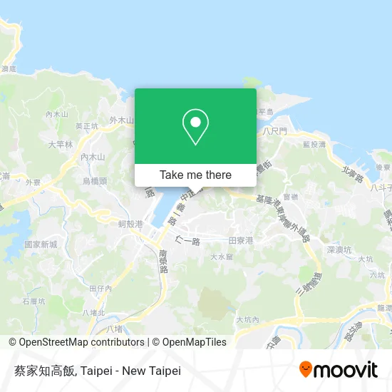 蔡家知高飯 map