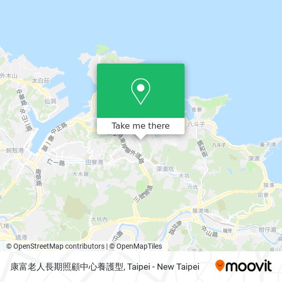 康富老人長期照顧中心養護型地圖