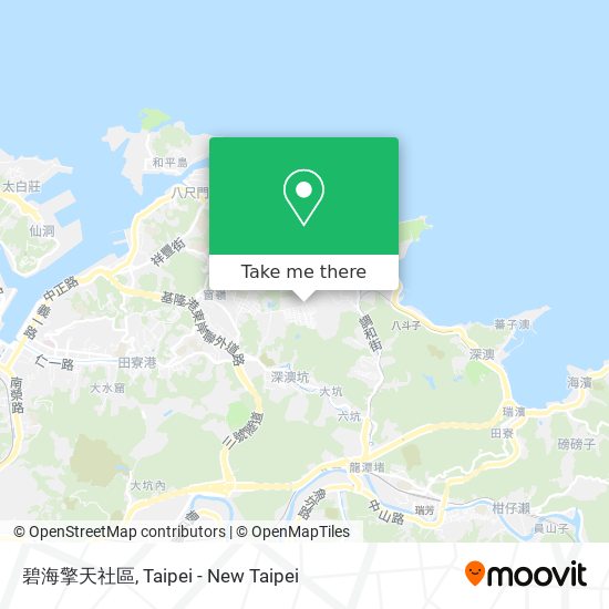 碧海擎天社區 map