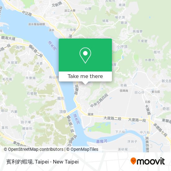 賓利釣蝦場 map