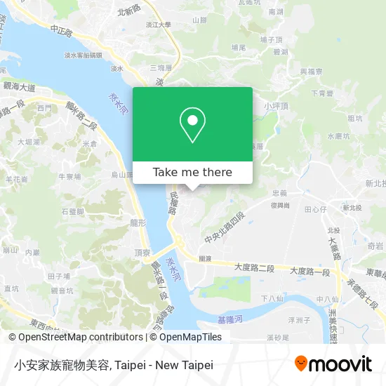 小安家族寵物美容 map